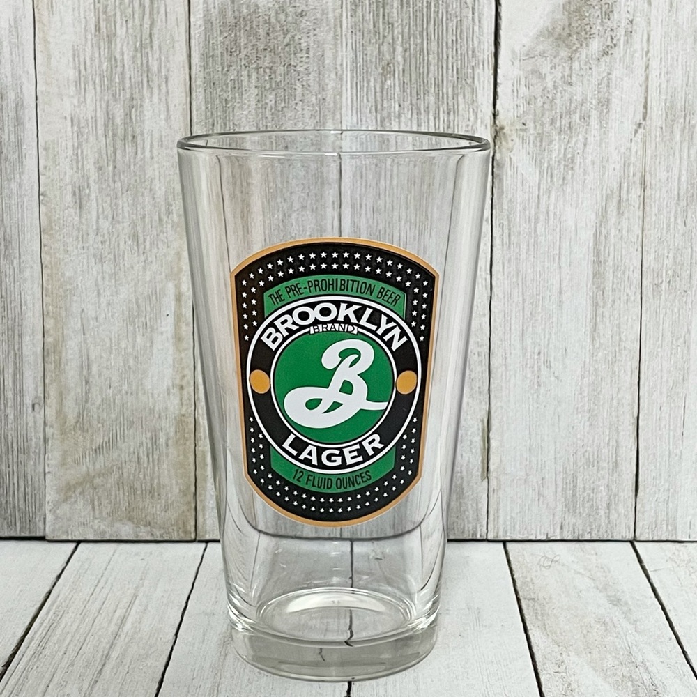 BROOKLYN LAGER BRAND Pint Glass